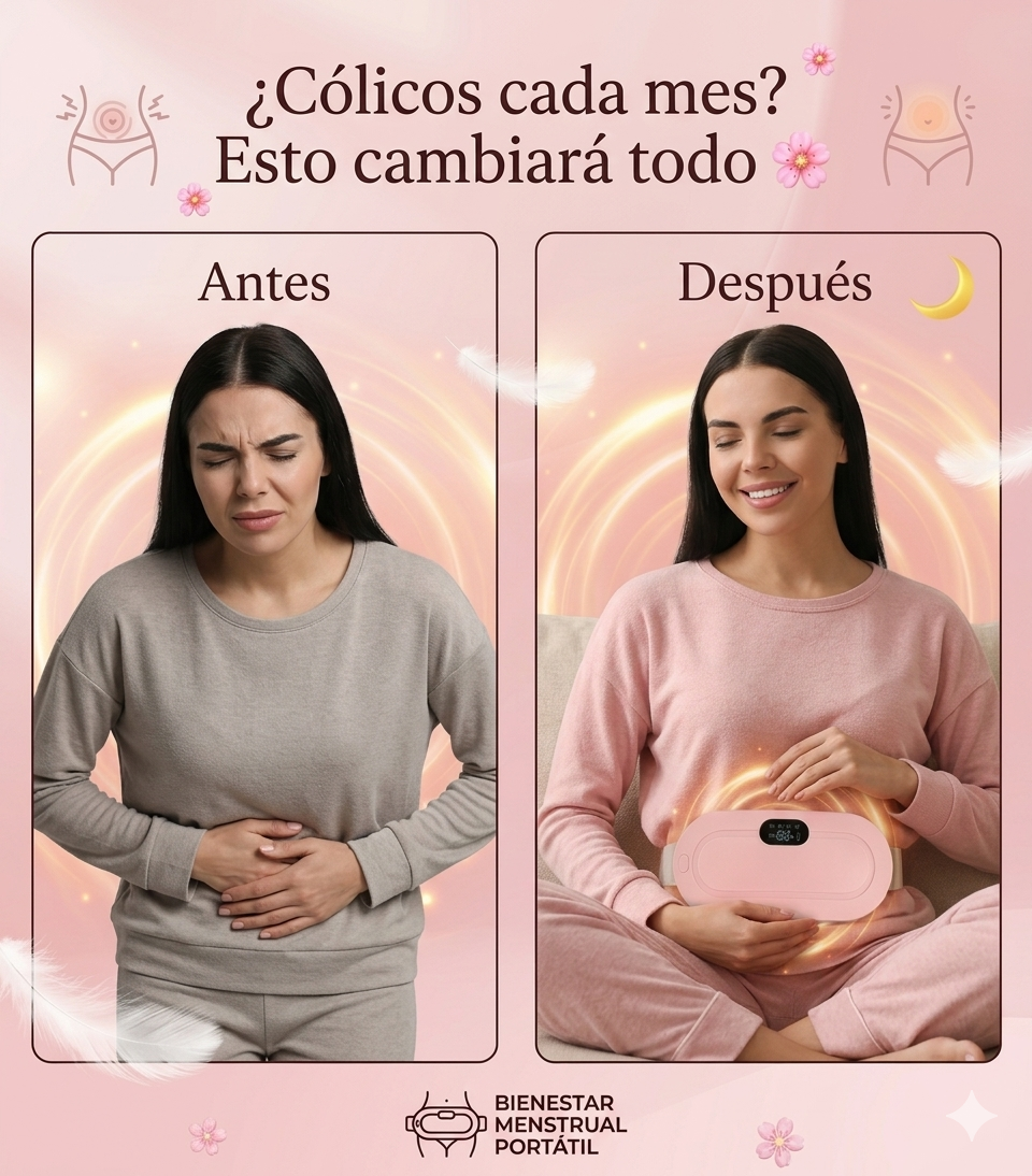 Cinturón Térmico para Cólicos — 
Alivio Inmediato sin Pastillas 🌸